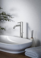 Ideal Standard Ceraline Nuovo Waschtischarmatur 135 mm mit Ablaufgarnitur und BlueStart, Chrom