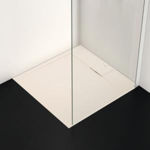 Ideal Standard Ultra Flat S i.life Quadrat-Brausewanne 700x700x30 mm Carraraweiß – Mineralguss mit Rutschhemmung