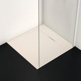 Ideal Standard Ultra Flat S i.life Quadrat-Brausewanne 700x700x30 mm Carraraweiß – Mineralguss mit Rutschhemmung