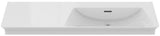 Ideal Standard Möbelwaschtisch La Dolce Vita 1060 mm ohne Hahnloch, mit Überlauf, Ablage links, Weiß