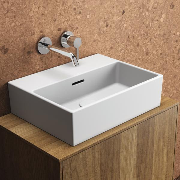 IDEAL STANDARD Handwaschbecken Extra 450x350x150mm Weiß ohne Hahnloch mit Überlauf