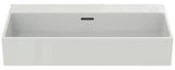 IDEAL STANDARD Extra Aufsatzwaschtisch 700x450mm Weiß ohne Hahnloch mit Überlauf