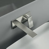 Ideal Standard Conca Wand-Waschtischarmatur BS2 in Brushed Gold, 180 mm Ausladung, eckige Rosette