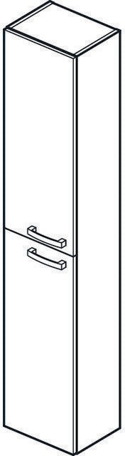 IDEAL STANDARD Eurovit Obere Tür für Hochschrank, Eiche hell, mit Scharnier