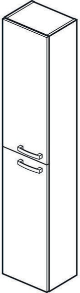 IDEAL STANDARD Eurovit Obere Tür für Hochschrank, Eiche hell, mit Scharnier