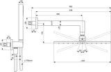Ideal Standard Idealrain Armaturen-Paket 02 Chrom – Duschsystem mit Handbrause und Brauseschlauch