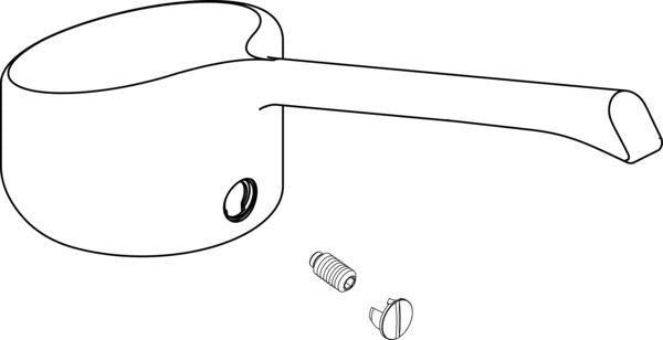 IDEAL STANDARD IS Bügelgriffhebel Retta Ceraplus, L:140 mm, Chrom – Armaturengriff