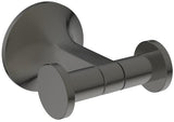 Ideal Standard Doppelter Handtuchhaken La Dolce Vita Silver Storm – Wandmontage, Messing, verdeckte Befestigung