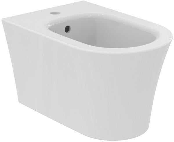 Ideal Standard La Dolce Vita Wandbidet in Weiß – Keramik, 355 x 540 x 315 mm, mit Überlauf