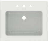 Ideal Standard Möbelwaschtisch Extra 610x510x150 mm Weiß mit 3 Hahnlöchern und Überlauf