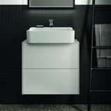Ideal Standard Waschtischplatte Conca Keramik 602x373x6 mm Marmor Calacatta