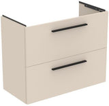 Ideal Standard i.life S Waschtischunterschrank 800 mm, 2 Auszüge, Weiß matt, wandhängend
