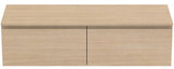 Ideal Standard Finesse Waschtischunterschrank 1402 mm mit 2 Softclose-Auszügen in Greige matt