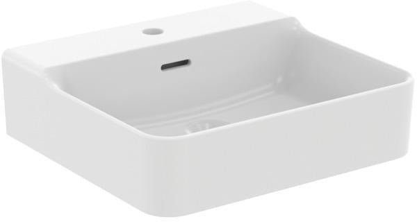 Ideal Standard Conca Aufsatzwaschtisch 500x450x165 mm Weiß 1 Hahnloch mit Überlauf
