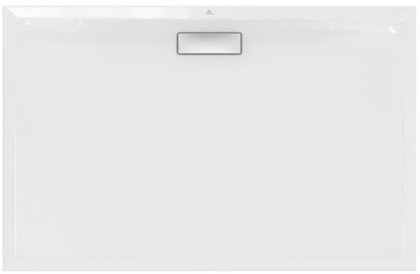 Ideal Standard Rechteck-Brausewanne Ultra Flat New 1400x900x25 mm Weiß – Bodenebener Einbau