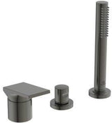 Ideal Standard 3-Loch-Badearmatur Extra mit Handbrause, ohne Wanneneinlauf, Chrom