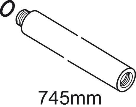 Ideal Standard Brausestange Chrom 745 mm – Stabiler Duschstangen-Halter
