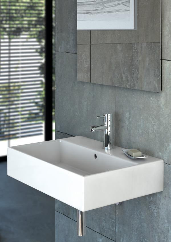 Ideal Standard Waschtisch Strada 600x420x145 mm Weiß mit 1 Hahnloch und Überlauf