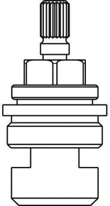 JADO Keramik-Oberteil G3/4 rechtsschließend H960001NU von Ideal Standard