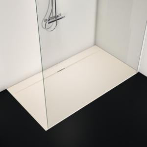 Ideal Standard Ultra Flat S i.life Rechteck-Brausewanne 1800x1000mm Carraraweiß Mineralguss