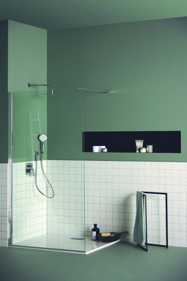 Ideal Standard Idealrain Atelier Brausehalter, eckige Rosette, Brushed Gold, Messing