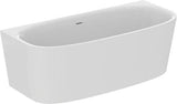 Ideal Standard D-Form-Badewanne Dea 1800x800mm mit Ablauf und Schürze, Weiß