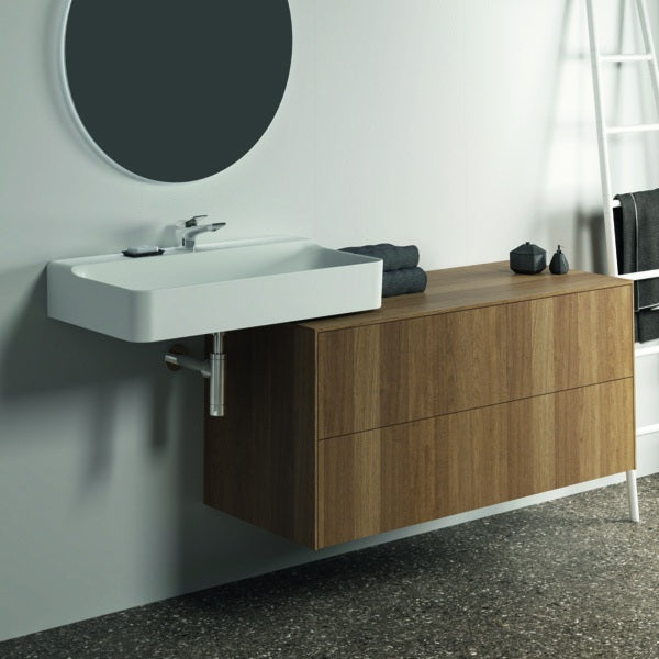 Ideal Standard WT-Unterschrank Conca 1202 mm, 2 Auszüge, Push-Open, Softclose, Weiß Matt