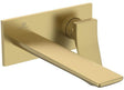 IDEAL STANDARD Conca Wand-Waschtischarmatur BS2 Brushed Gold eckige Rosette 220mm