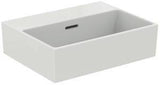 Ideal Standard Handwaschbecken Extra 450x350x150mm geschliffen Weiß ohne Hahnloch mit Überlauf