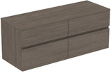 IDEAL STANDARD Finesse Waschtischunterschrank 1402 mm, 4 Auszüge, Greige matt