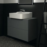 Ideal Standard Waschtischplatte Conca Keramik 802x373x6 mm Marmor Calacatta