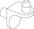 Ideal Standard Adapto Regalbodenhalter TV85167 – Passgenaue Halterung für Badmöbel