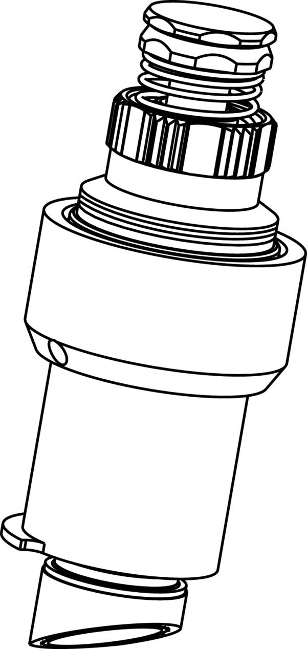 Ideal Standard Selbstschlussoberteil mit Mischung – Chrom, für Sanitär-Ersatzteile