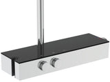 IDEAL STANDARD Duschsystem Ceratherm Solos mit Brausethermostat & Kopfbrause, Chrom