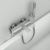Ideal Standard Idealrain Atelier Brausehalter, eckige Rosette, Brushed Gold, Messing