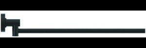 Ideal Standard IOM Handtuchstange 370 mm Silver Storm – Schwenkbar, Wandmontage