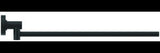 Ideal Standard IOM Handtuchstange 370 mm Silver Storm – Schwenkbar, Wandmontage