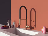 IDEAL STANDARD Gusto Semi-Professional Küchenarmatur 225 mm Ausladung Sunset Rose