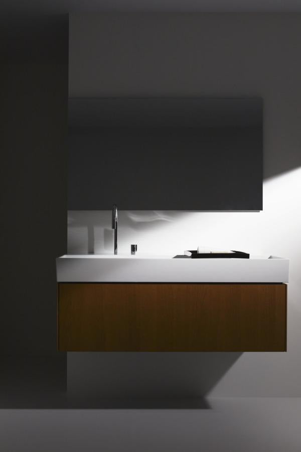Ideal Standard Waschtischablage Solos 330 mm Schwarz glänzend – Rechteckige Keramik-Ablage