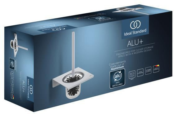 Ideal Standard WC-Bürstengarnitur Alu+ Rose – Wandhängend, verdeckte Befestigung