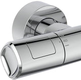 Ideal Standard Duschsystem Ceratherm T100 – Thermostat, Teleskopfunktion, Chrom