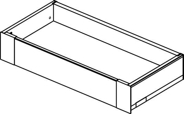 IDEAL STANDARD Conca Schublade innen 60 cm Anthrazit matt lackiert