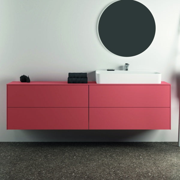 Ideal Standard Conca WT-Unterschrank 1987 mm, 4 Auszüge, Eiche geflammt, Push-Open & Softclose