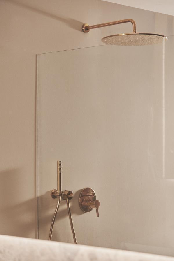 IDEAL STANDARD Idealrain Atelier Regenbrause 400 mm rund Brushed Gold