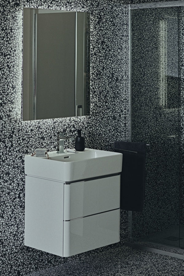 Ideal Standard Waschtisch Strada II 600 mm, 1 Hahnloch, mit Überlauf, Weiß