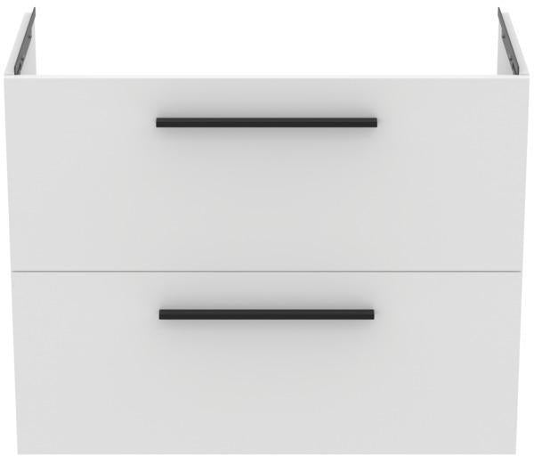 Ideal Standard i.life S Waschtischunterschrank 800 mm, 2 Auszüge, Weiß matt, wandhängend