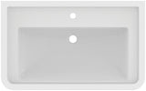Ideal Standard Möbelwaschtisch Calla 1 Hahnloch mit Überlauf 665x540x155 mm Weiß