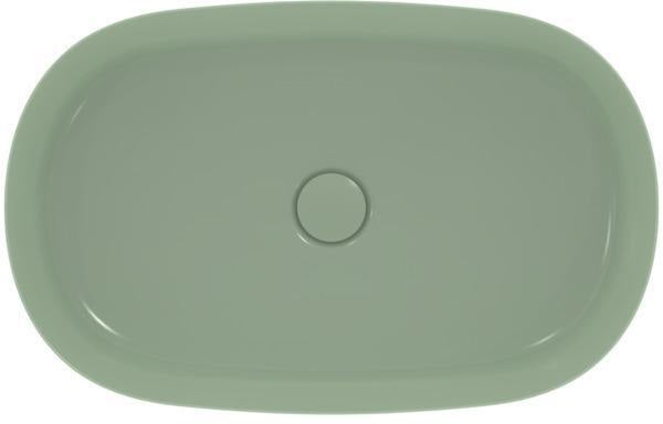 Ideal Standard Ipalyss Aufsatzschale 600x380x120 mm Seidenweiß ohne Hahnloch und Überlauf