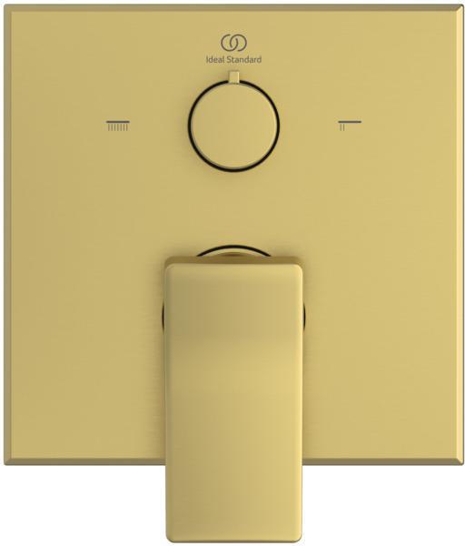 Ideal Standard Conca Badearmatur Unterputz Brushed Gold Fertigmontageset
