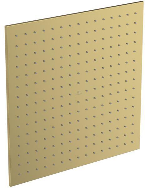 IDEAL STANDARD Idealrain Atelier Regenbrause 400x400 mm Brushed Gold mit EasyClean